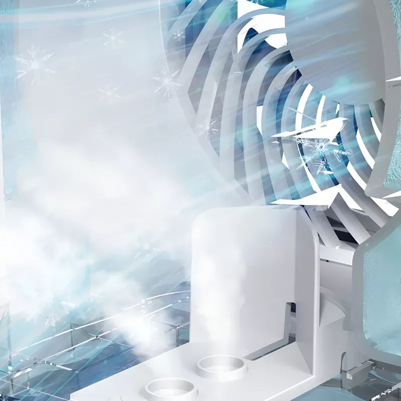 Refroidisseur d'air portable | Humidificateur à 3 vitesses avec lumière LED