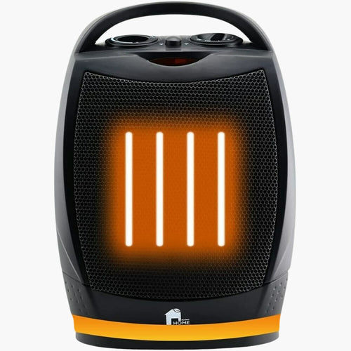 Tragbarer Elektrischer Heizlüfter - Leiser Oszillierender Ventilator - Thermostat