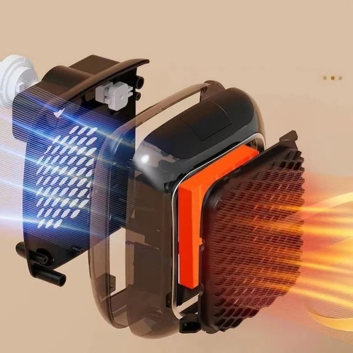 Tragbarer Elektrischer Heizkörper mit einstellbarem Thermostat - Kompakte Heizlösung