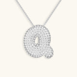 Esme - Bubble Initial Diamond Necklace — designed to inspire your lifestyle.