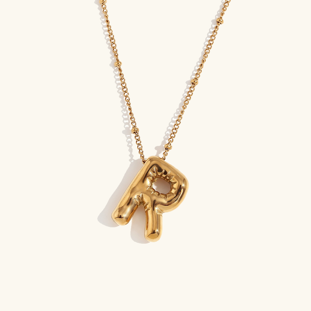 Arabella - Balloon Letter Initial Necklace — crafted for everyday quality.