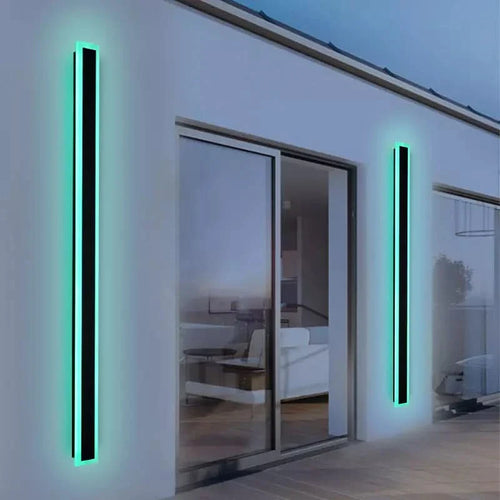 Applique murale extérieure RGB - Lampe de jardin étanche à changement de couleur