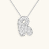 Esme - Bubble Initial Diamond Necklace — designed to inspire your lifestyle.