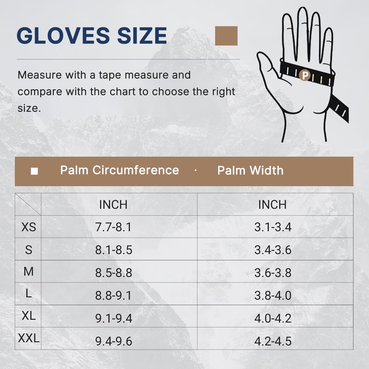 Gants chauffants rechargeables pour hommes et femmes - Doublures thermiques