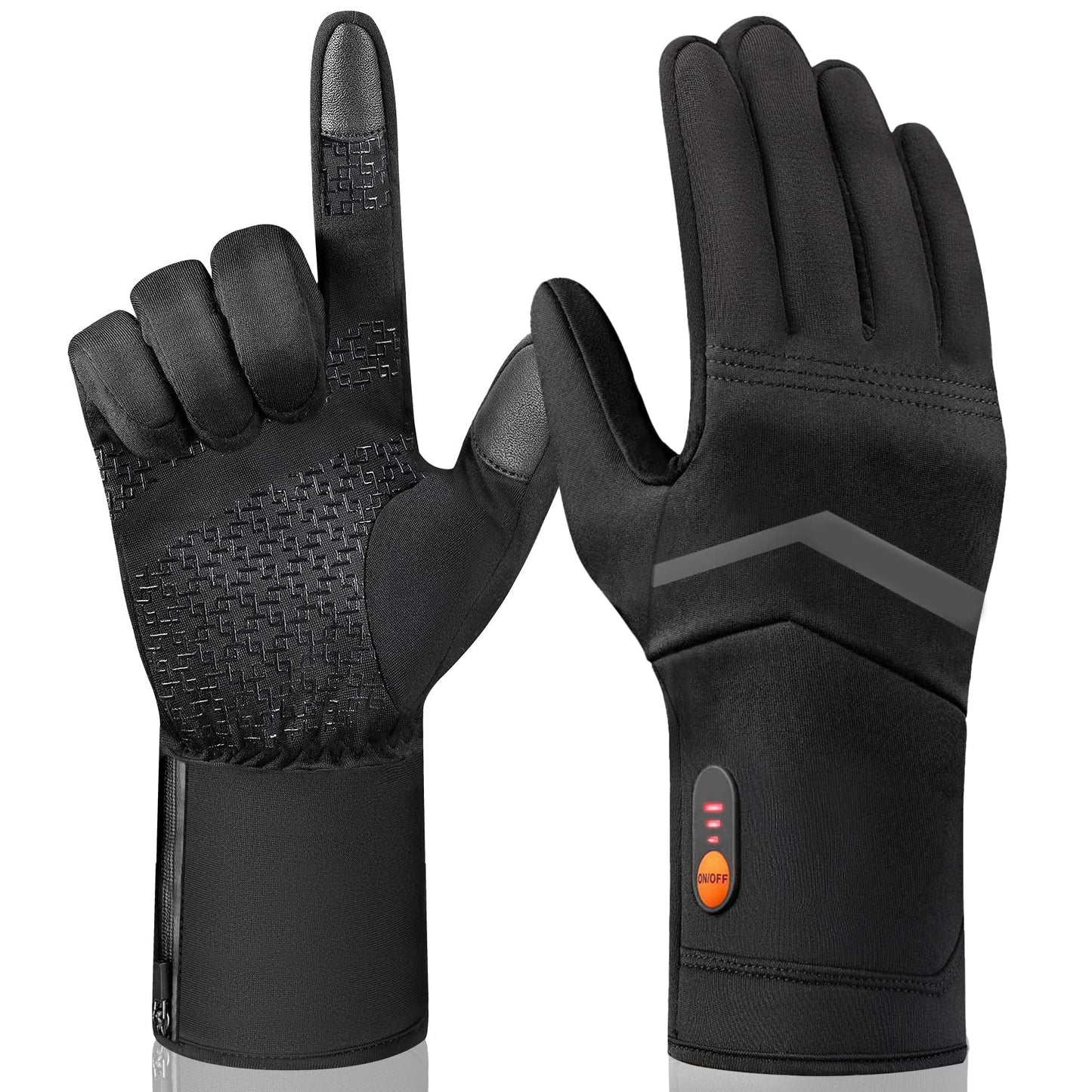 Gants chauffants rechargeables pour hommes et femmes - Doublures thermiques