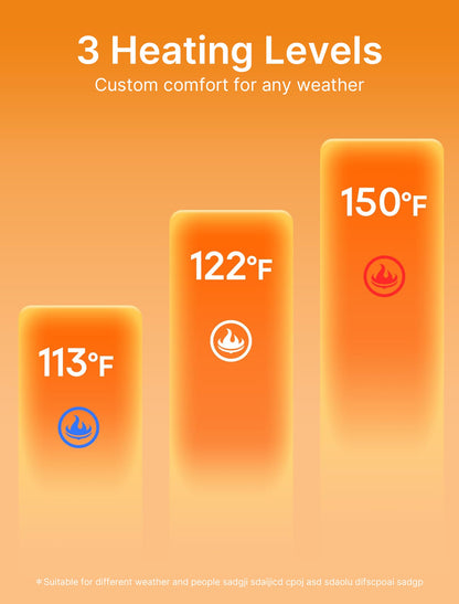 Gants chauffants rechargeables et étanches avec écran tactile pour l'hiver