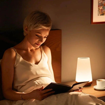 Wiederaufladbare Nachtlampe - Sanfte Beleuchtung - Tippensteuerung