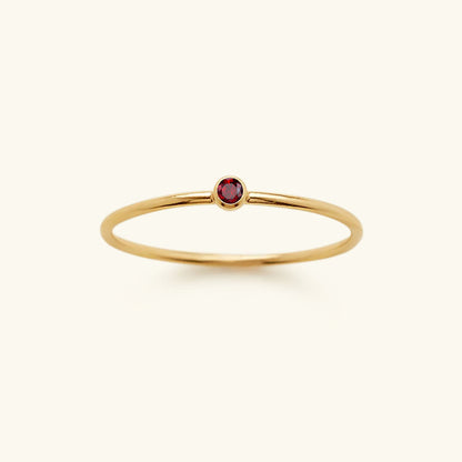 Briony - Birthstone Stacker Ring — made with care and attention to detail.
