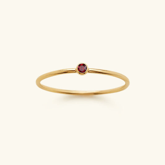 Briony - Birthstone Stacker Ring — made with care and attention to detail.