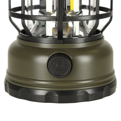 Vintage LED Camping Lantern - Rechargeable Outdoor Light for Hiking