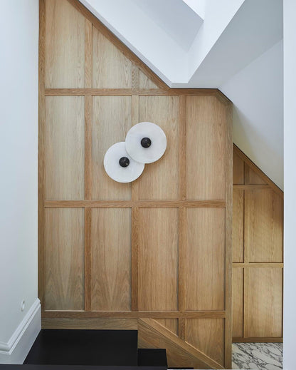 Applique murale LED ronde moderne – Plafonnier encastré pour éclairage intérieur