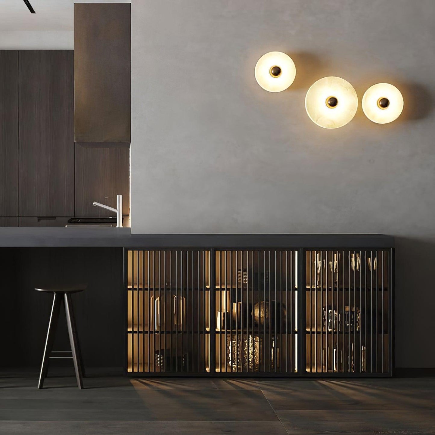 Applique murale LED ronde moderne – Plafonnier encastré pour éclairage intérieur