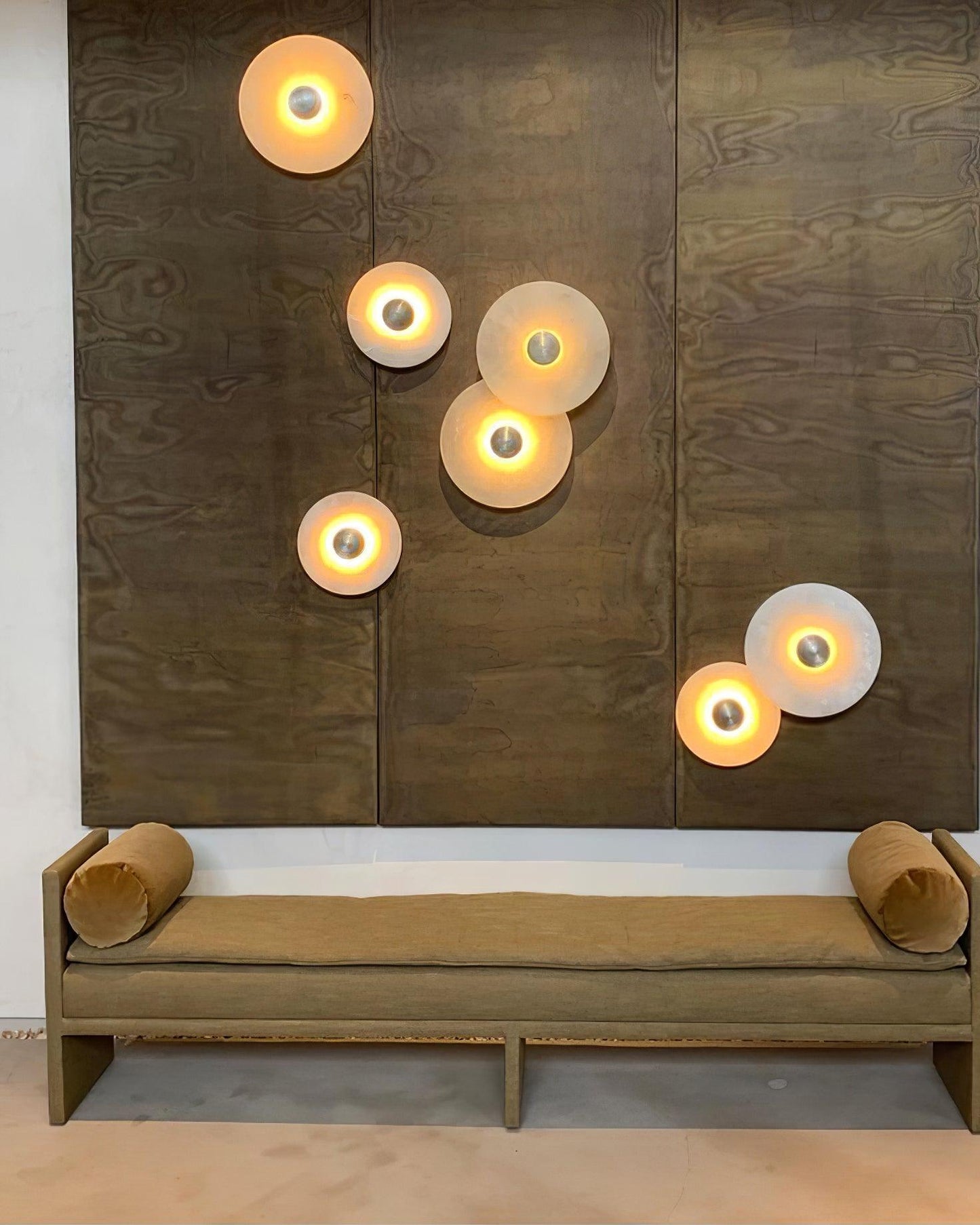 Applique murale LED ronde moderne – Plafonnier encastré pour éclairage intérieur