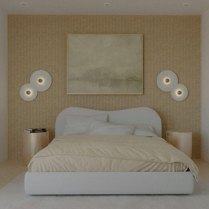 Applique murale LED ronde moderne – Plafonnier encastré pour éclairage intérieur