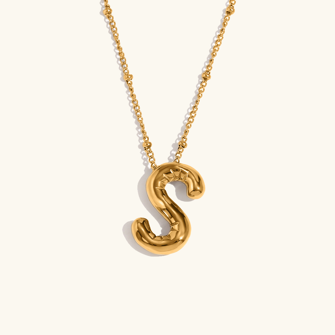 Arabella - Balloon Letter Initial Necklace — crafted for everyday quality.