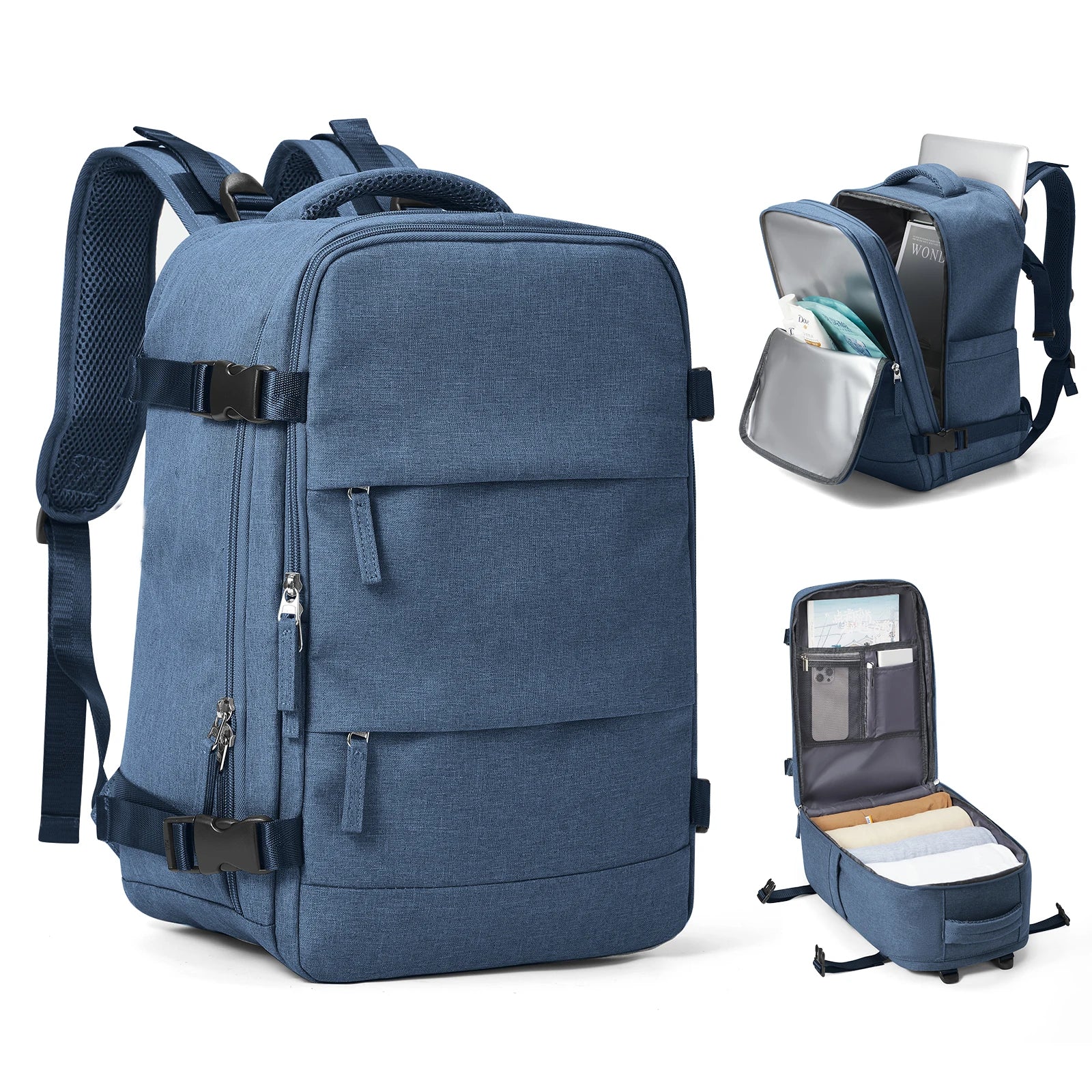 Reiserucksack Travomate | Wasserdicht & Vielseitig | 15,6" Laptopfach | Große Kapazität mit Nass-Trocken-Trennung