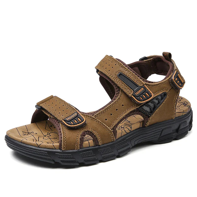 Wander Sandalen | Ergonomisch | Klettverschluss | Sportsandalen | Herrensandalen