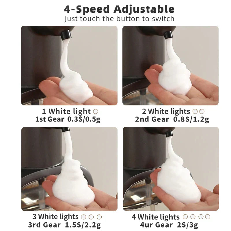 Automatischer Seifenspender Foamello | Wandmontage | 500 ml | Wiederaufladbar & Berührungslos | Sensorbetriebene Schaumsfunktion