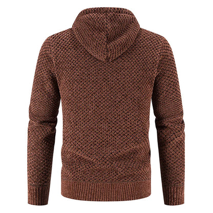 Cardigan Gebreide pour Homme – Veste d'hiver zippée en polaire