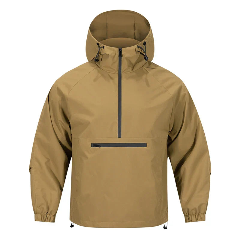 Veste coupe-vent Softshell Kapuzen pour hommes – Halbzip Outdoor Komfort &amp; Windschutz