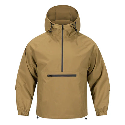 Veste coupe-vent Softshell Kapuzen pour hommes – Halbzip Outdoor Komfort &amp; Windschutz