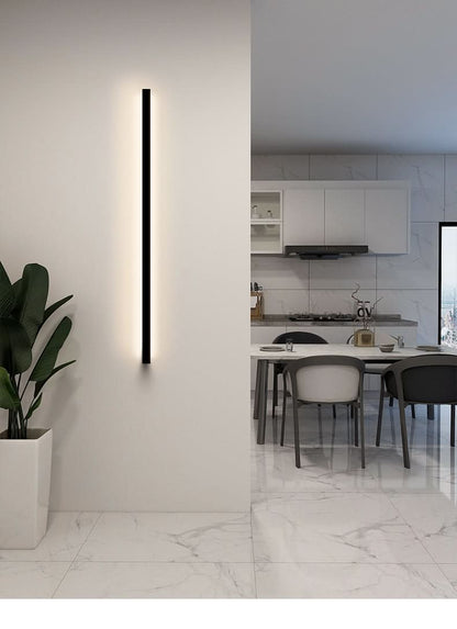Applique murale LED minimaliste et moderne - Design linéaire élégant pour la maison