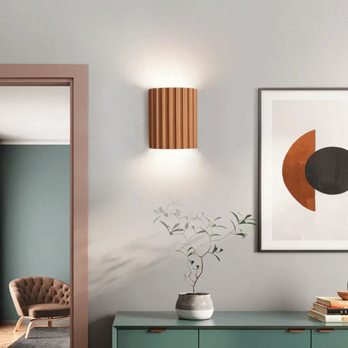 Applique murale scandinave côtelée – Luminaire moderne et minimaliste