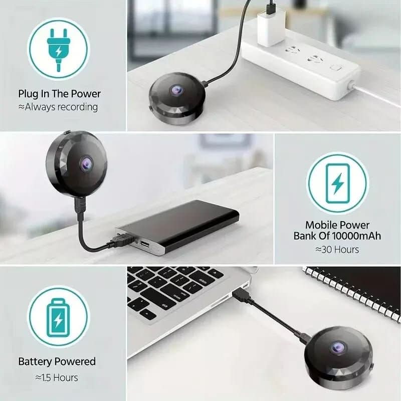 SECURECAM MINI – Magnetische Mini-WiFi-Kamera 1080P HD für diskrete Überwachung