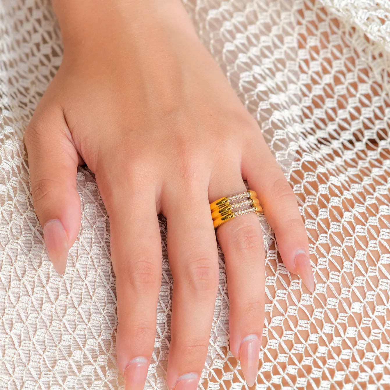 Morgan - Gold Ring — bringing modern charm to your space.