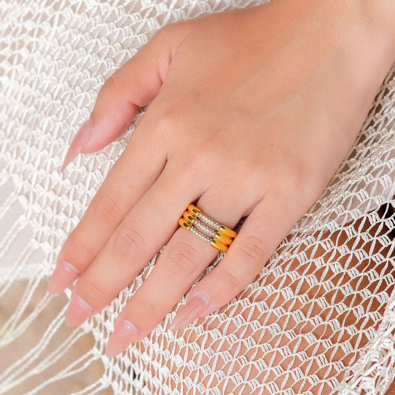 Morgan - Gold Ring — bringing modern charm to your space.