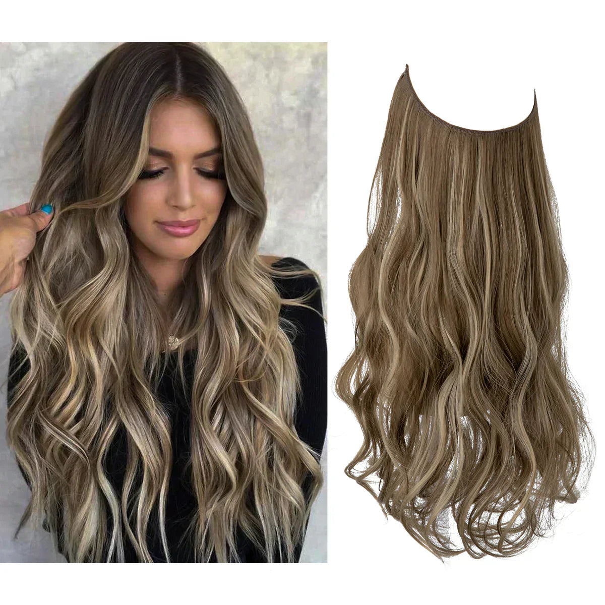 SecretHair | Qualitativ Echthaar-Extensions | 100% REMY-Qualität | Nahtloses Volumen & Länge | Natürlicher Glanz | Hitzebeständig & Langlebig