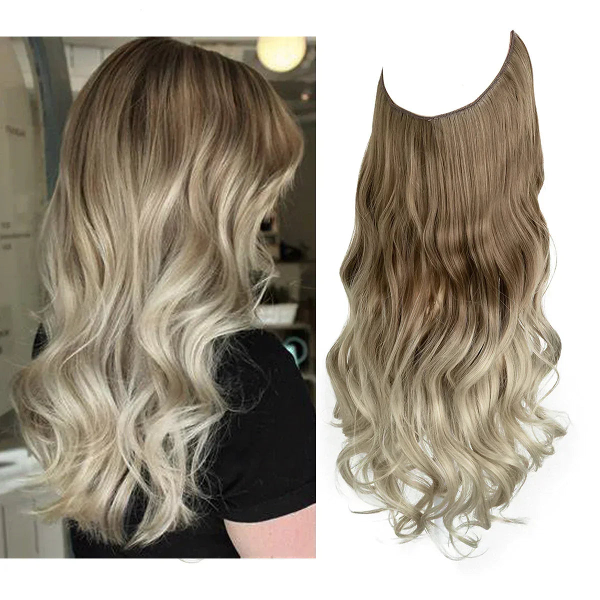 SecretHair | Qualitativ Echthaar-Extensions | 100% REMY-Qualität | Nahtloses Volumen & Länge | Natürlicher Glanz | Hitzebeständig & Langlebig