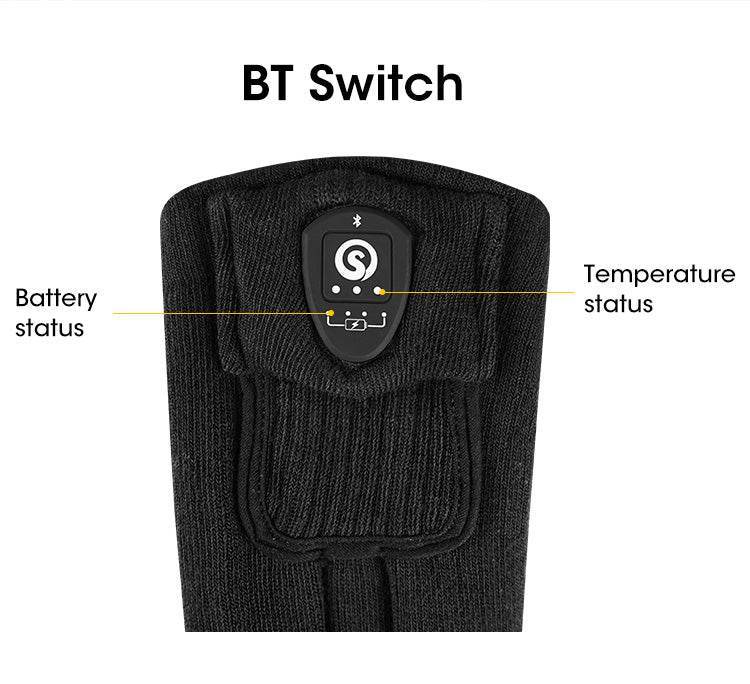 SNOW DEER Bluetooth beheizte Socken – Smarte App-Steuerung, langanhaltende Wärme