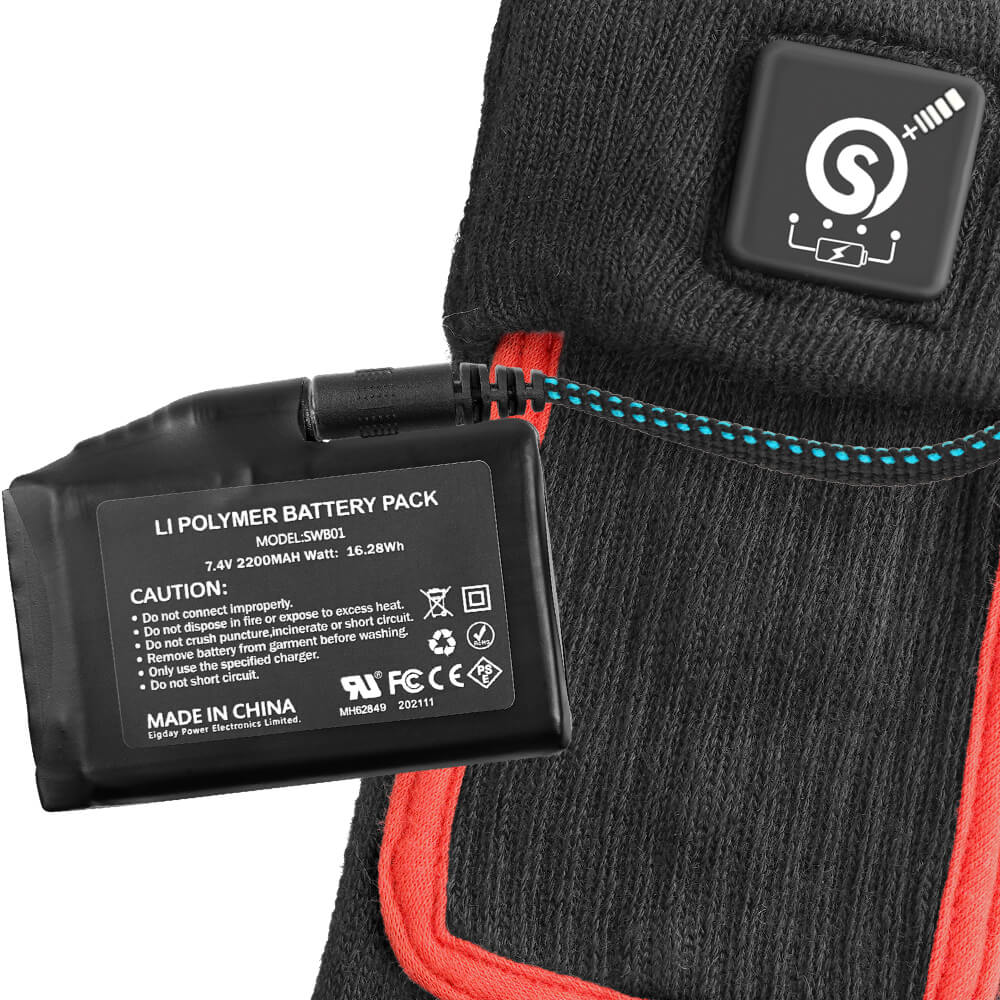 Savior Männer Frauen beheizte Socken für Outdoor-Sportarten