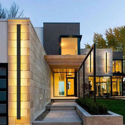 Applique murale LED extérieure IP65 - Design minimaliste et moderne pour jardin et terrasse