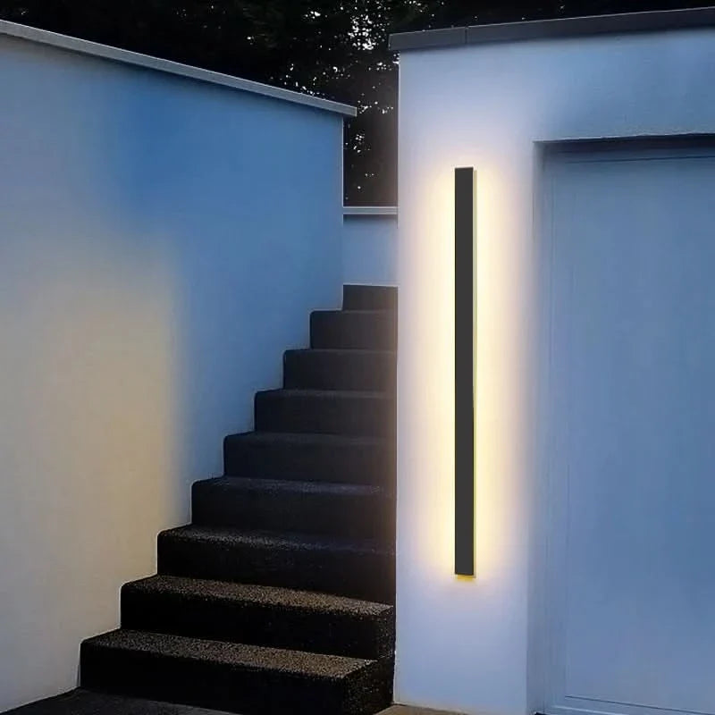 Applique murale LED extérieure IP65 - Design minimaliste et moderne pour jardin et terrasse