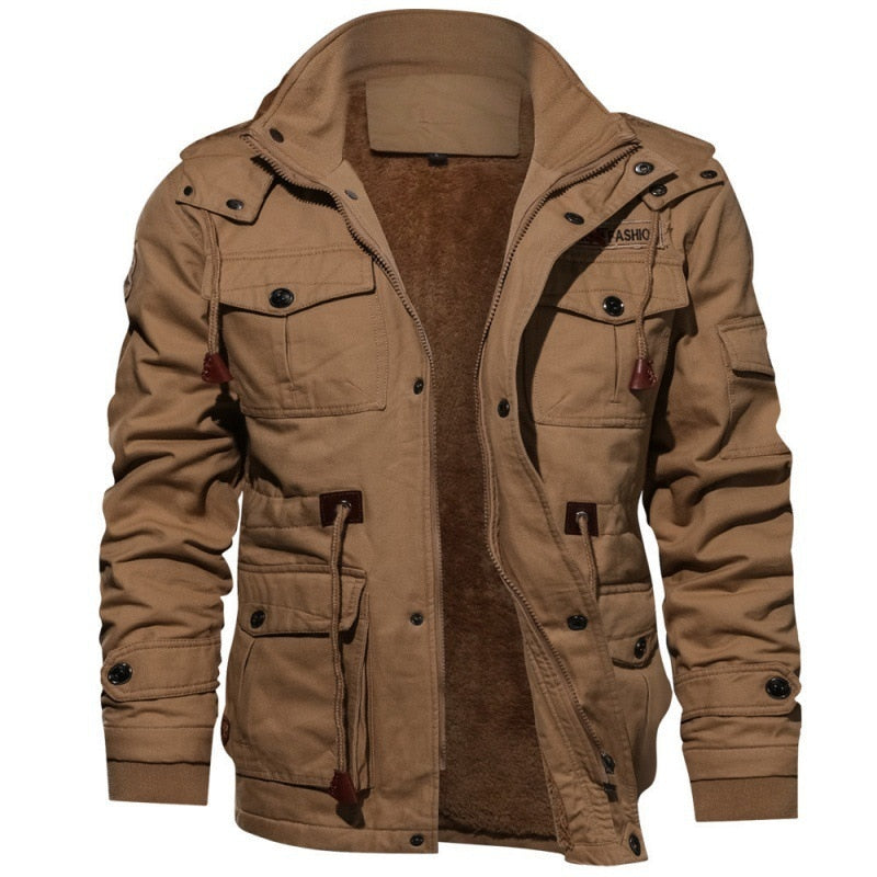Herren Taktische Militär Winterjacke – Manteau d'extérieur plus robuste
