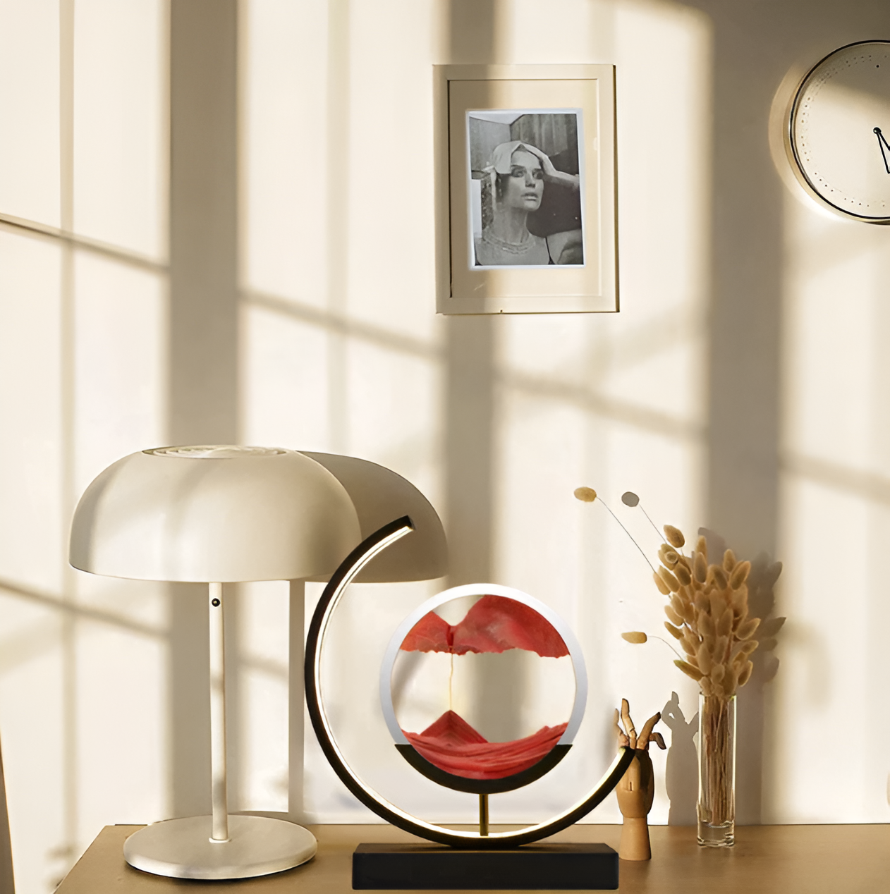 Lampe de lit élégante et à intensité variable pour un salon d'appoint