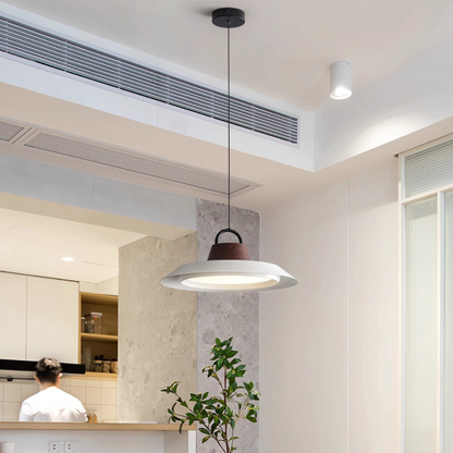 Suspension scandinave en bois et métal pour la décoration de la salle à manger