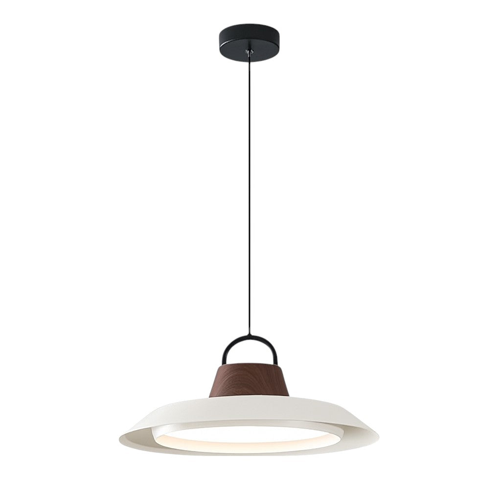 Suspension scandinave en bois et métal pour la décoration de la salle à manger