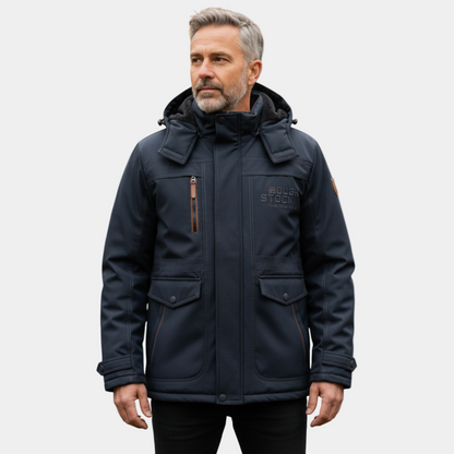 Herren Winterjacke mit Kapuze – Chaud, confortable et fonctionnel