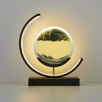 Adjustable LED Sand Art Table Lamps for Living Room Decor