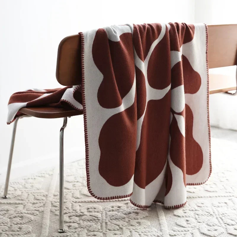 NordLuxe | Jacquard-Wurfdecke | Imitiertes Kaschmir | Weich & Warm | Sofabezug & Tagesdecke im nordischen Stil