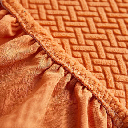 Ecksofa Bezug - Dehnbare Stoff - Montageanleitung enthalten