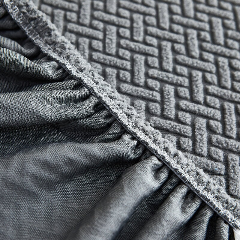 Ecksofa Bezug - Dehnbare Stoff - Montageanleitung enthalten