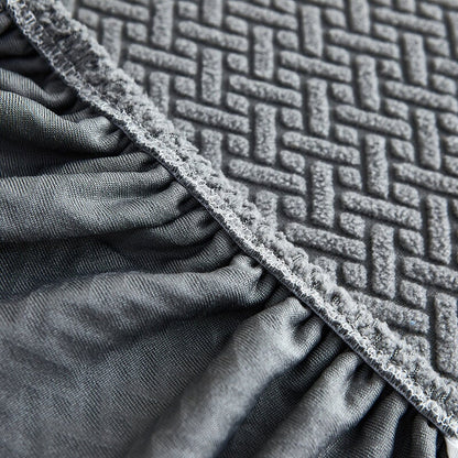 Ecksofa Bezug - Dehnbare Stoff - Montageanleitung enthalten