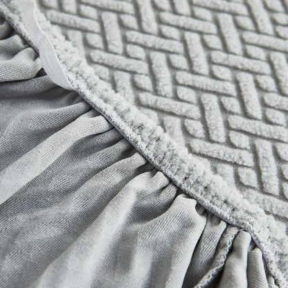 Ecksofa Bezug - Dehnbare Stoff - Montageanleitung enthalten