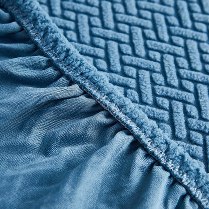 Ecksofa Bezug - Dehnbare Stoff - Montageanleitung enthalten