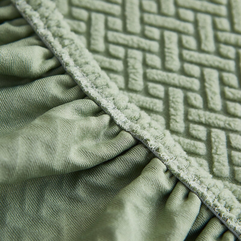 Ecksofa Bezug - Dehnbare Stoff - Montageanleitung enthalten