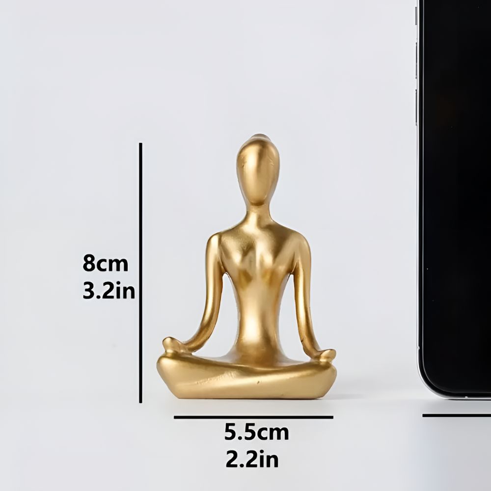 Zen Meditating Woman Statue for Home Decor and Yoga Enthusiasts